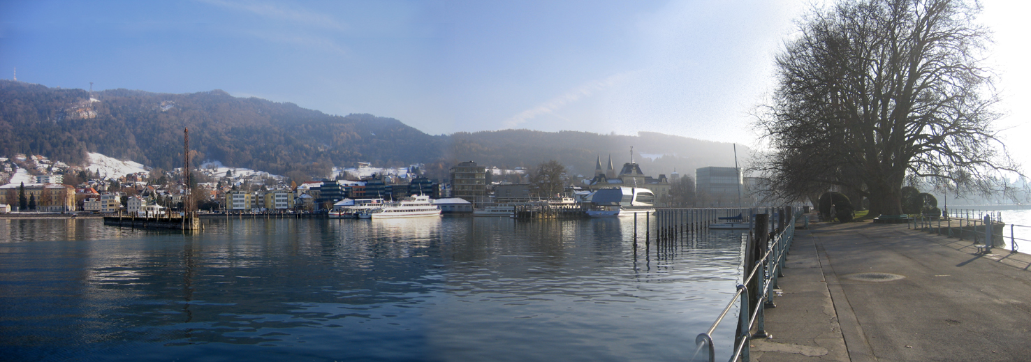 Bregenzer Hafen vom Molo aus