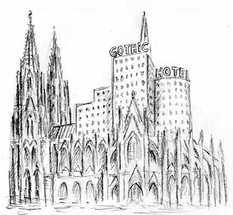 K&ouml;lner Dom Umbau entspr. Rheinhallen